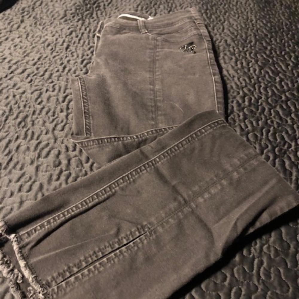 Laurèl Tabea Cropped Black Jeans Sz 6